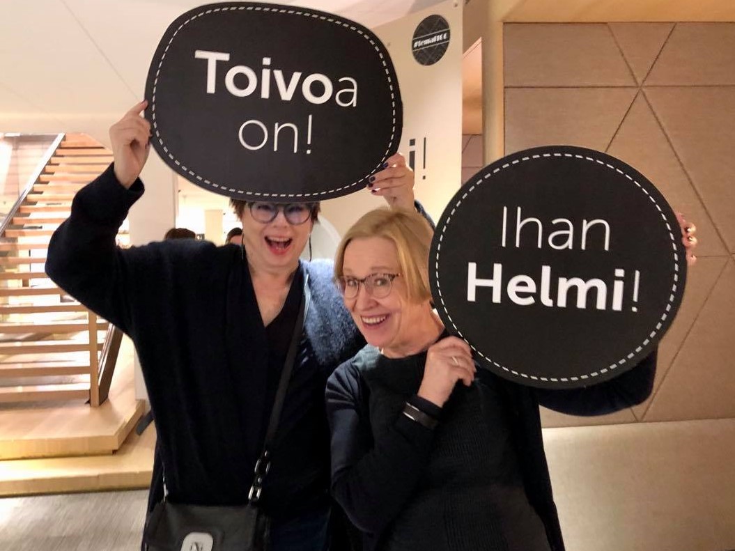 Älä ujostele kehumista tai kannustamista. Sehän on kivaa!