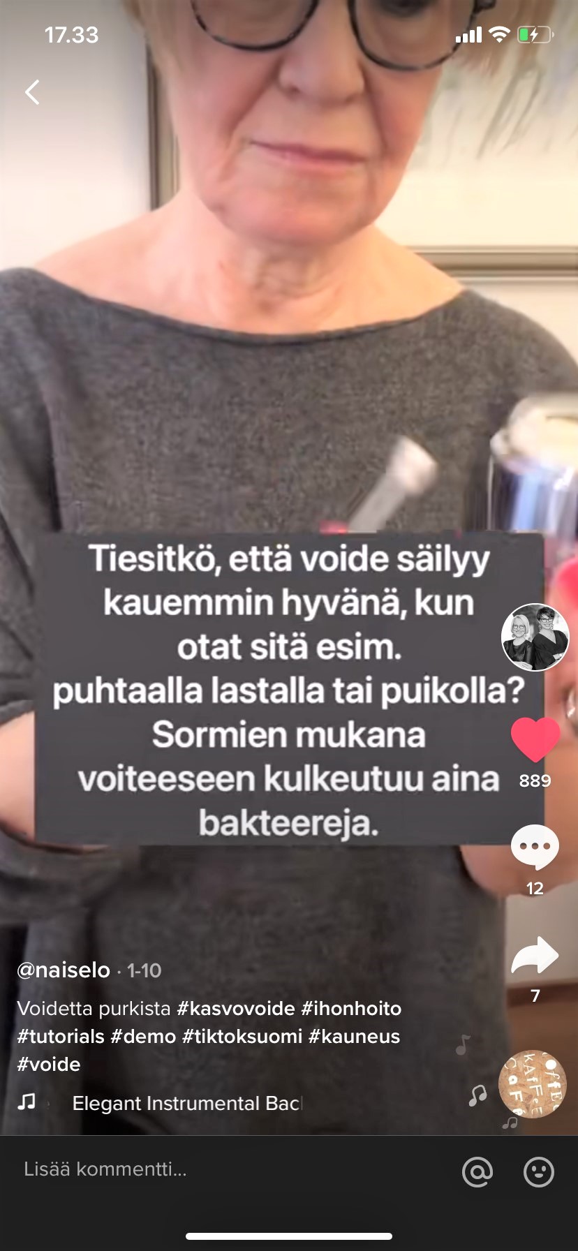 Naiselo on nimemme Tiktokissa.