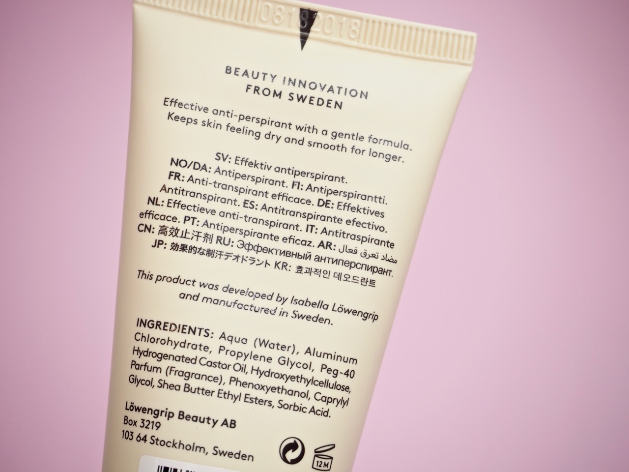 Paras antiperspirantti Löwengrip Ostolakossa Virve Vee